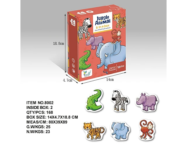 Puzzle Animales de la Selva