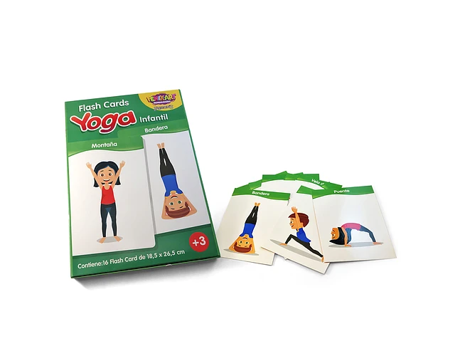 Flashcards Yoga chica