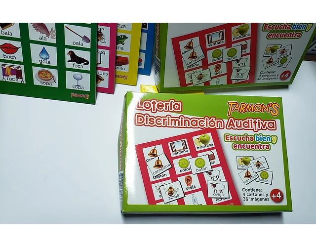 Lotería discriminación auditiva de Tarmons