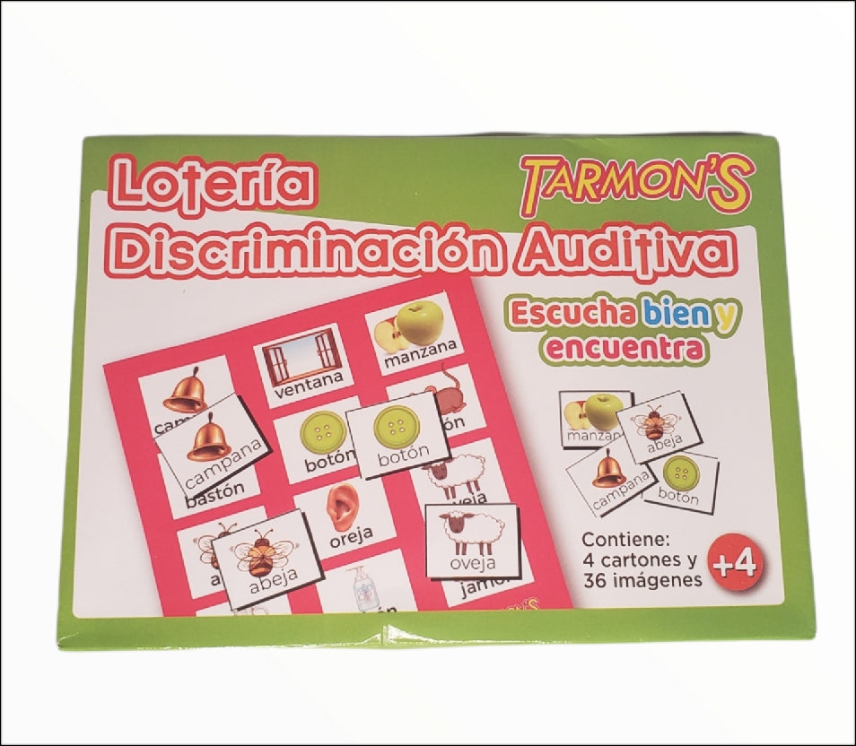 Lotería discriminación auditiva de Tarmons