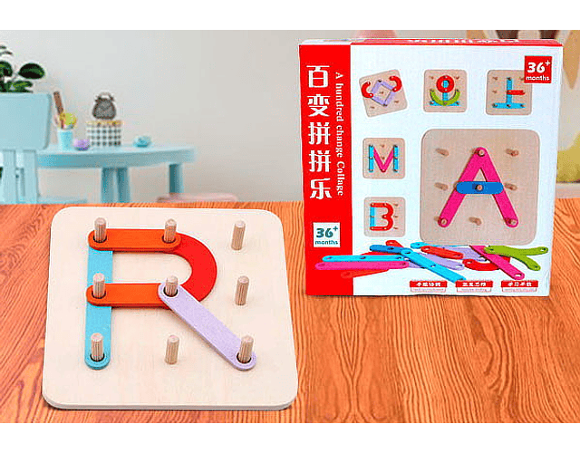 Encaje ABC - Letras Móviles