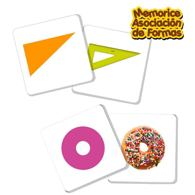 Memorice Asociación de formas