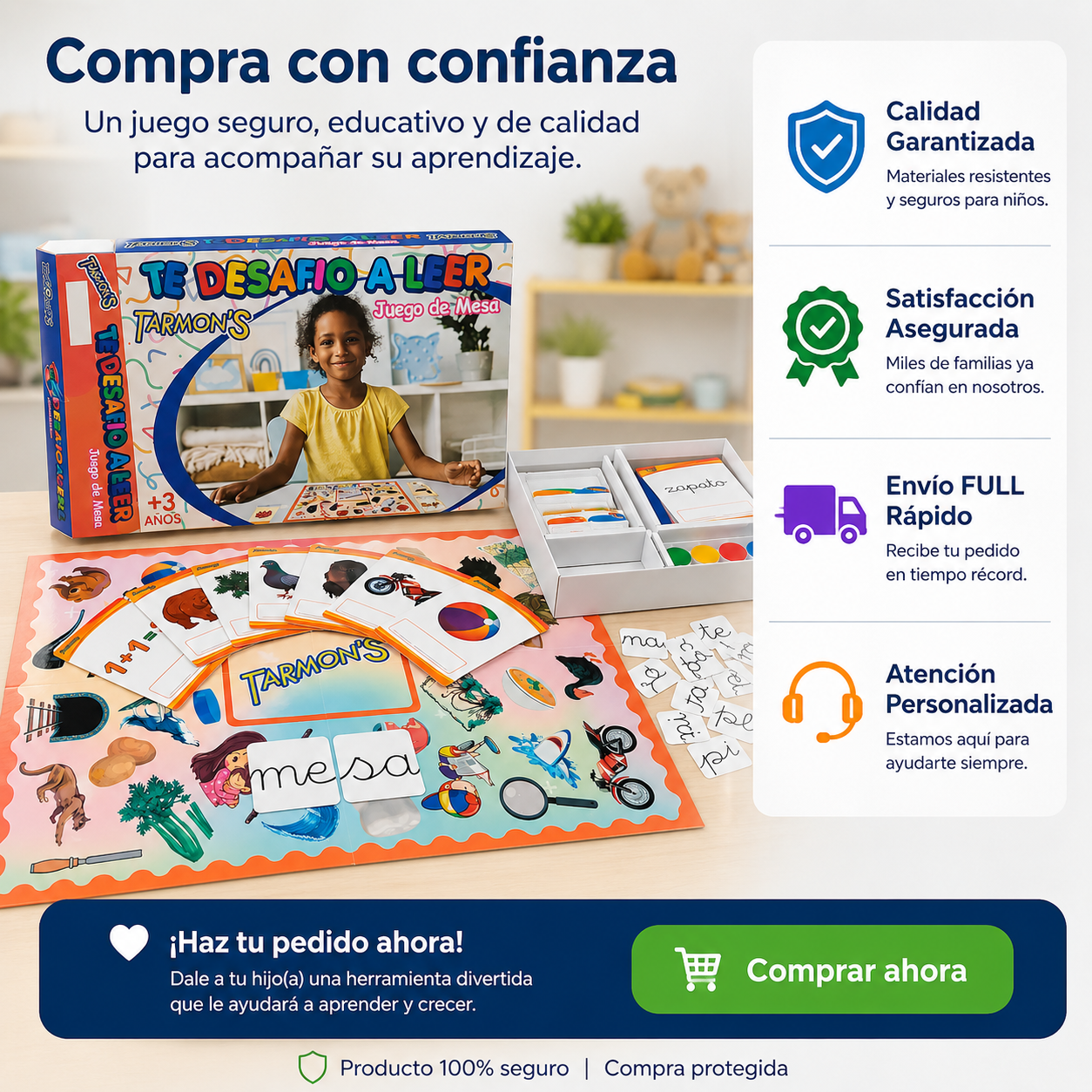 Te Desafío A Leer, Juego Didáctico