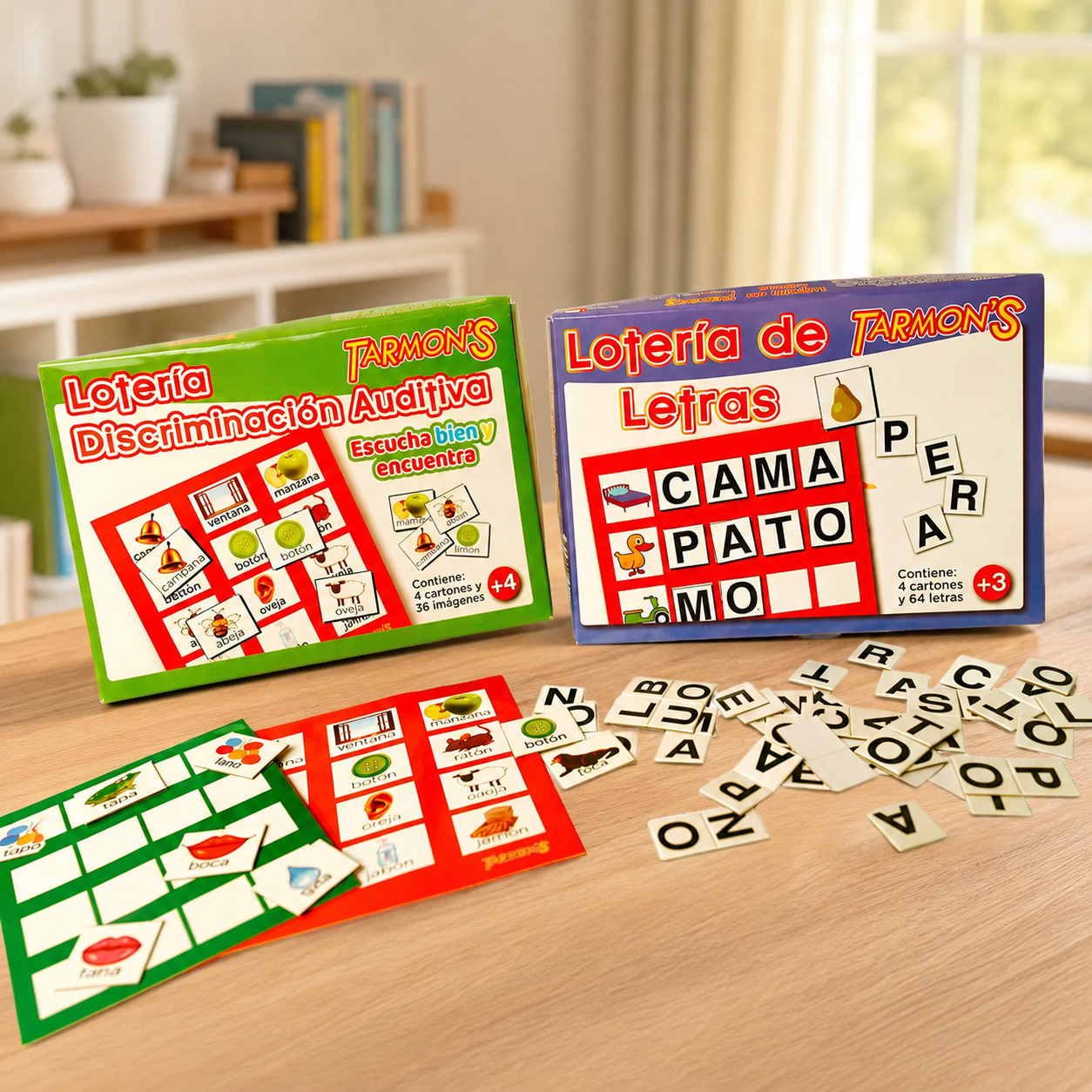 pack lotería letras lotería discriminación