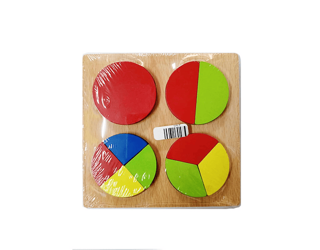 Puzzle fracciones círculos