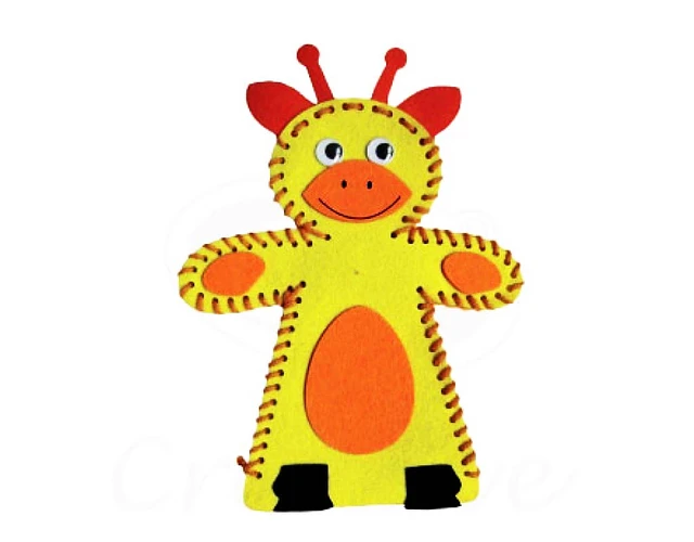 Títere Pañolenci Armable Jirafa