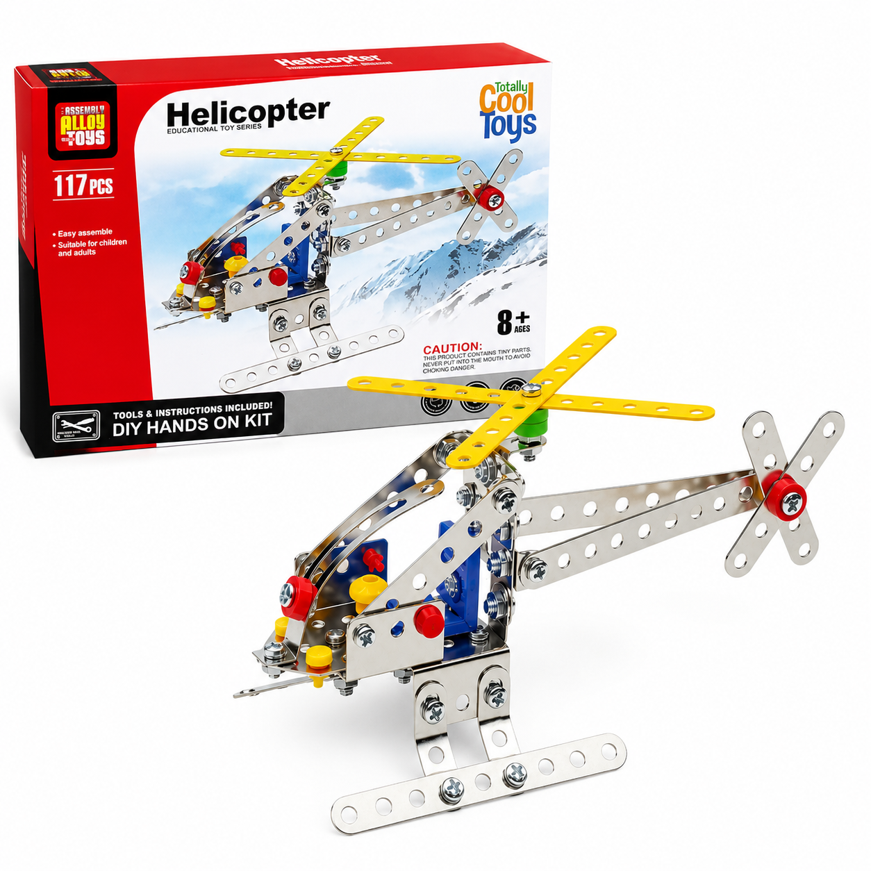 Helicóptero Mecano  117 Piezas Armable