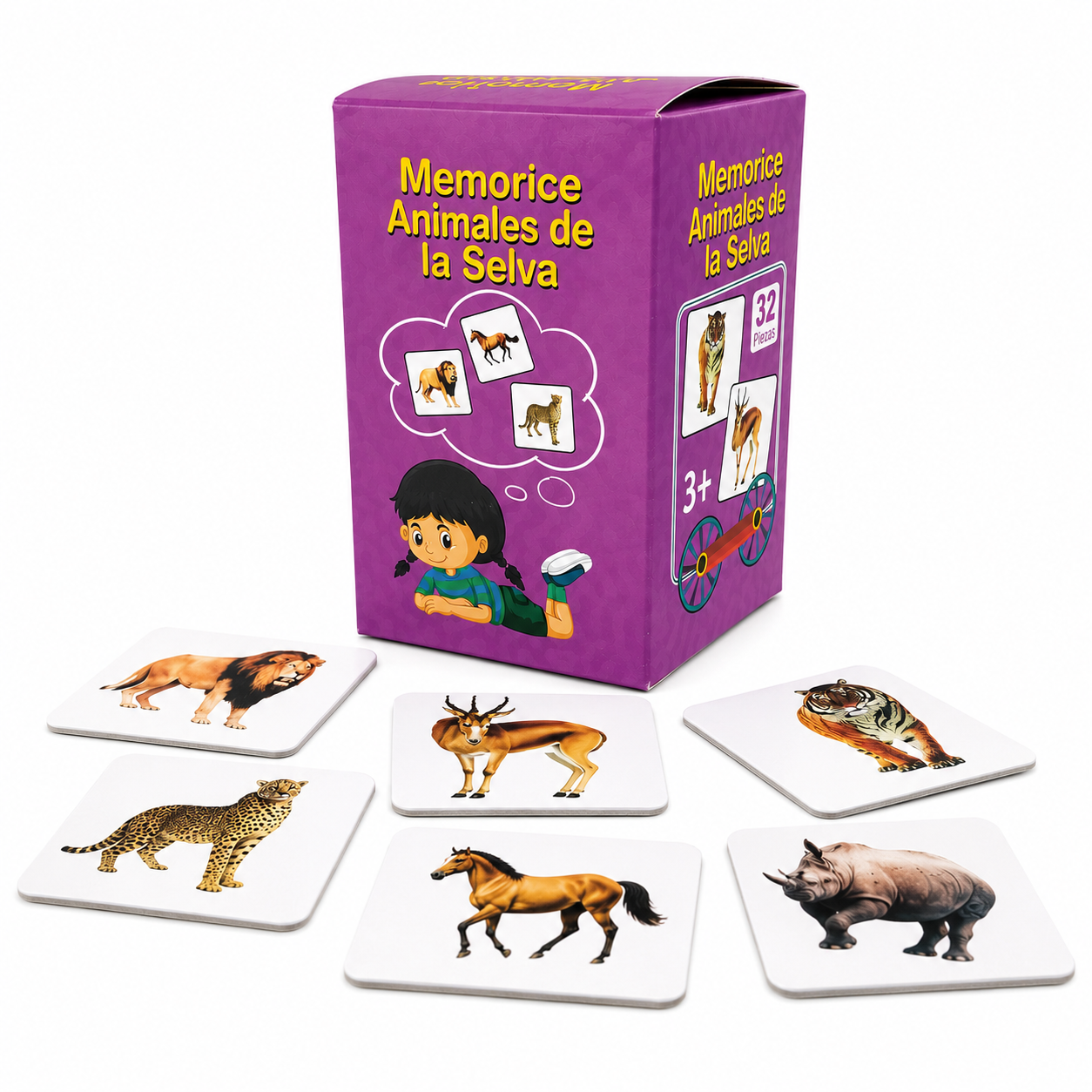 Memorice Animales de la Selva