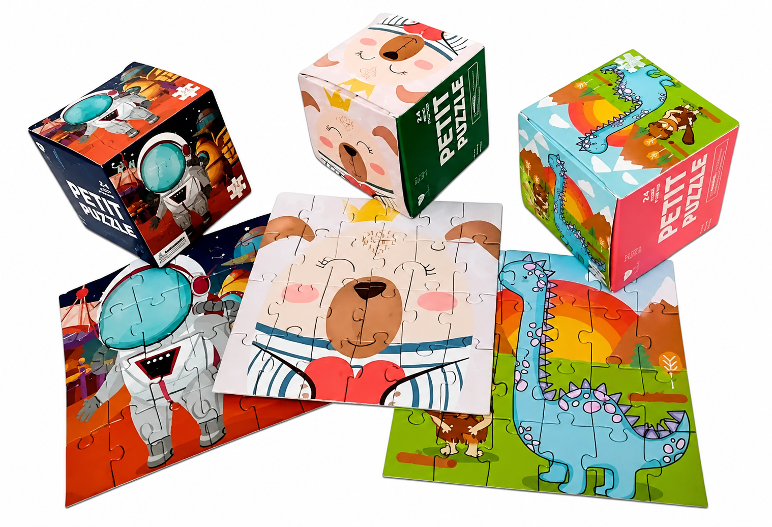Pack Mini Rompecabeza Perrito Puzzle