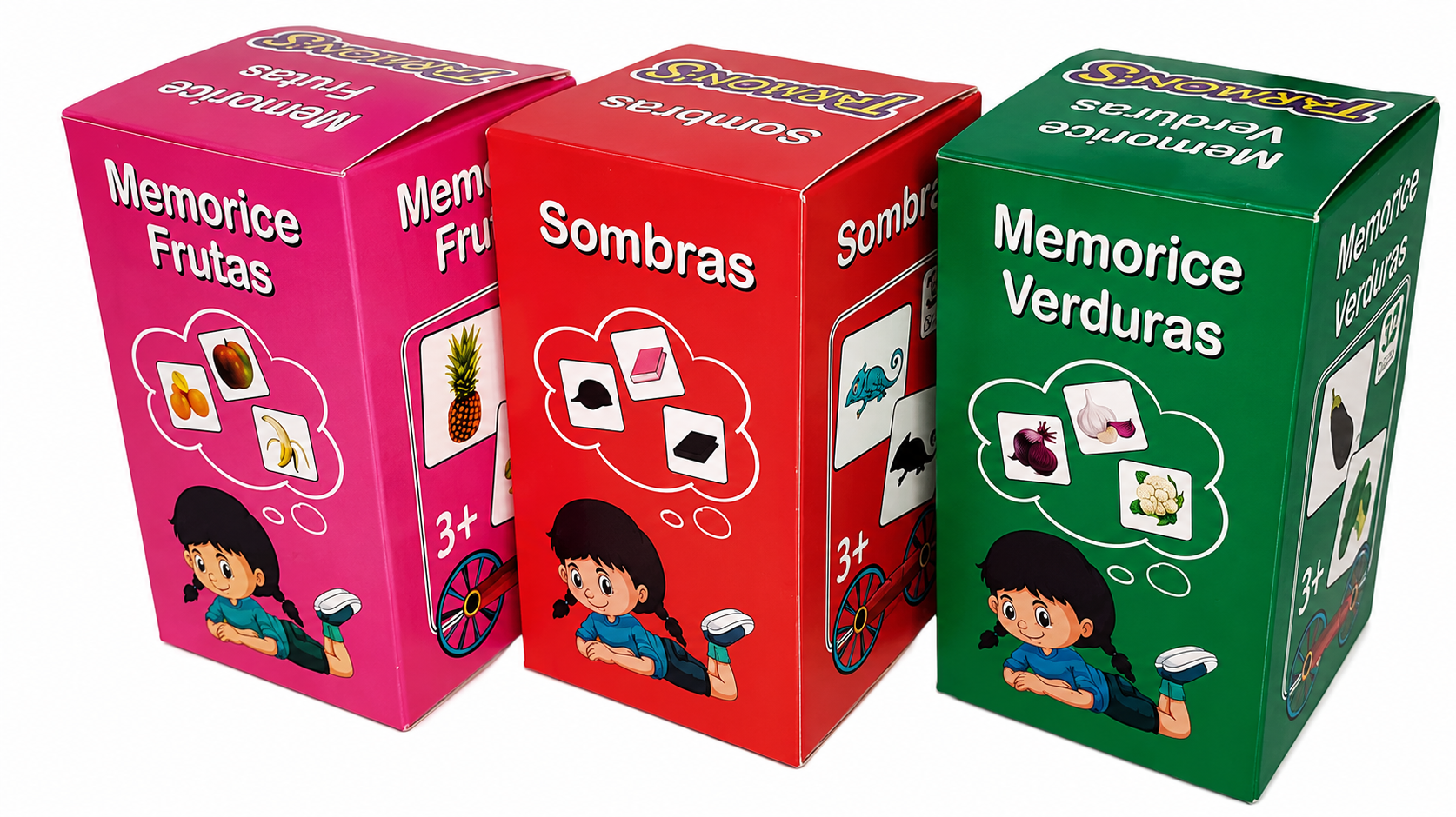 Pack Frutas, Verduras y Vocales Memorices