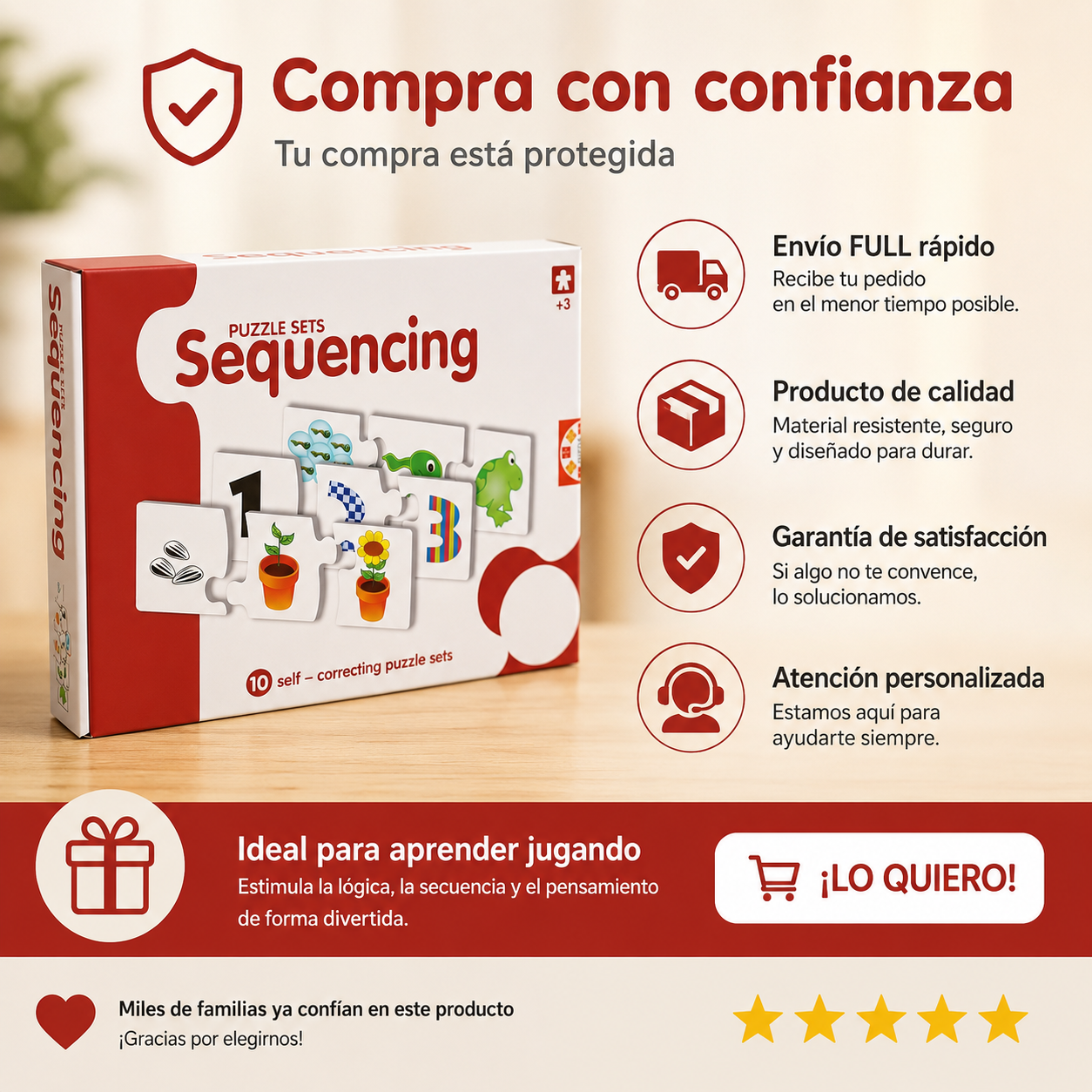 Puzzle set Secuencia