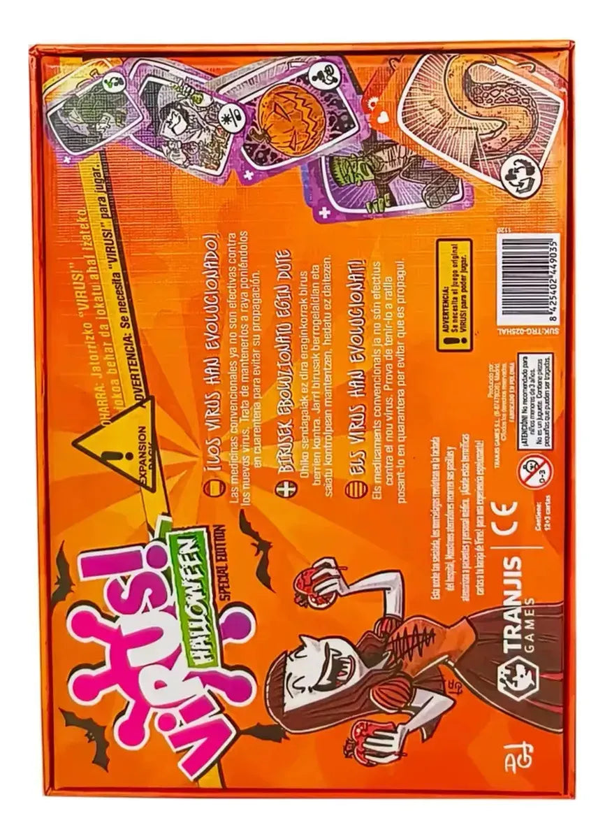 Virus Halloween Juego De Mesa Expansión Cartas Pack