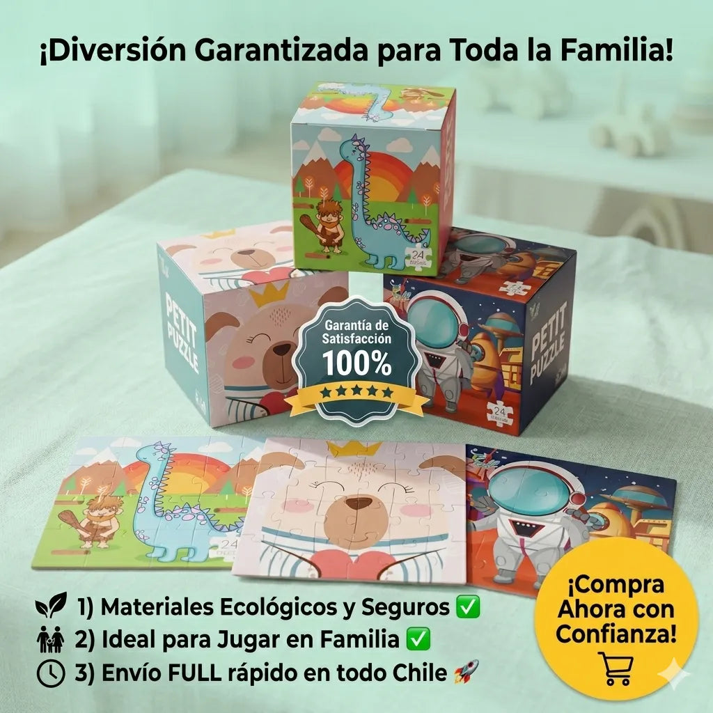 Pack Mini Rompecabeza Perrito Puzzle