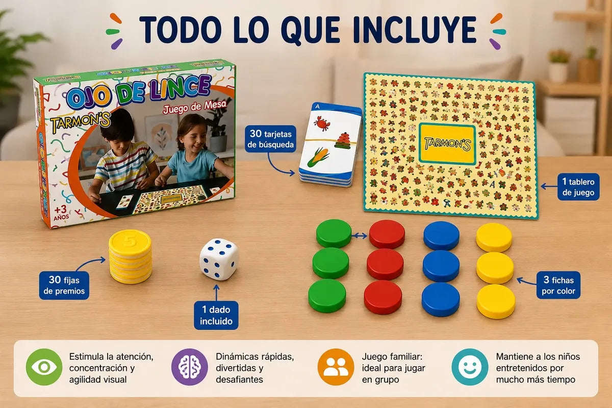 Ojo De Lince Tarmons Juego Didactico