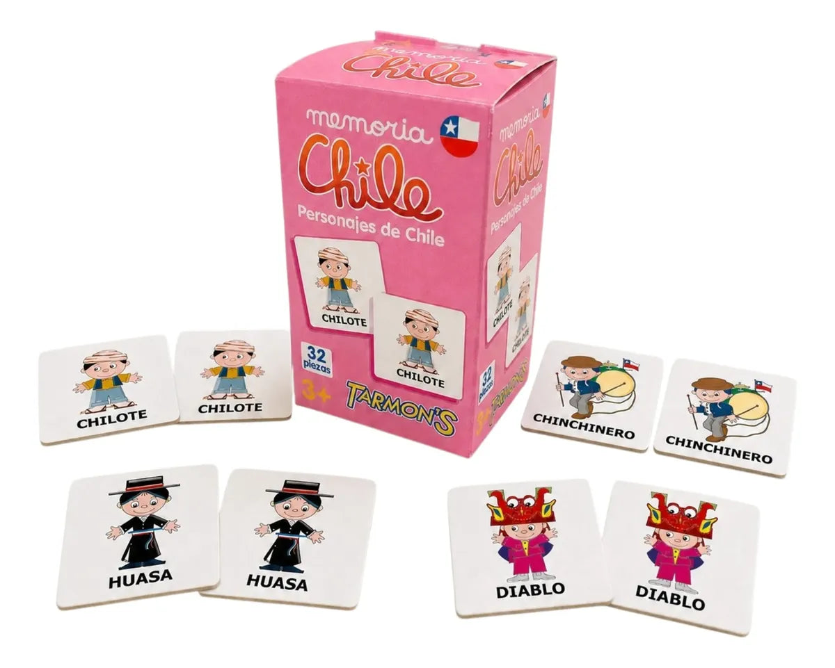 Memorice Personajes de Chile