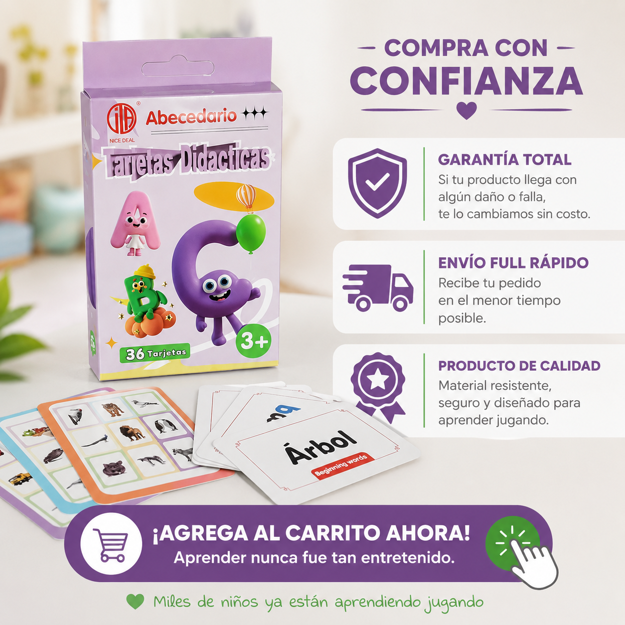 Tarjetas ABCdario