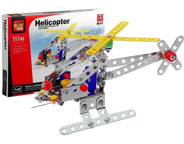Helicóptero Mecano  +8 años