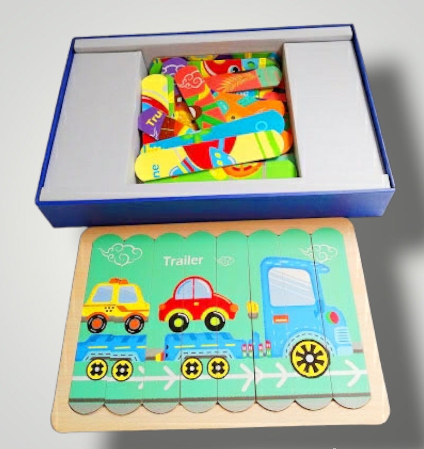 Puzzle madera creativo